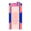 The Smother Dish Towel by Drinks On Me is a pink and blue 100% cotton towel with the funny message: "I considered smothering you with a pillow last night but didn’t." A perfect novelty housewarming gift!.