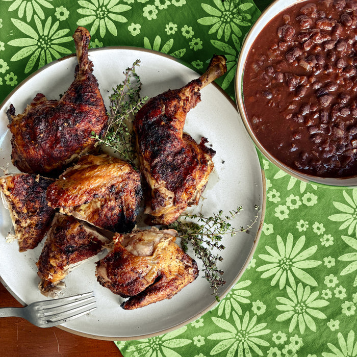 Spatchcock Jerk Chicken with Jamaican Black Beans Recipe Kit