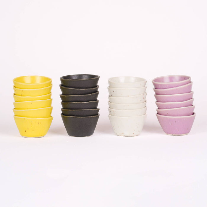 Speckled Ceramic Dipping Sauce Cup |  Lavender