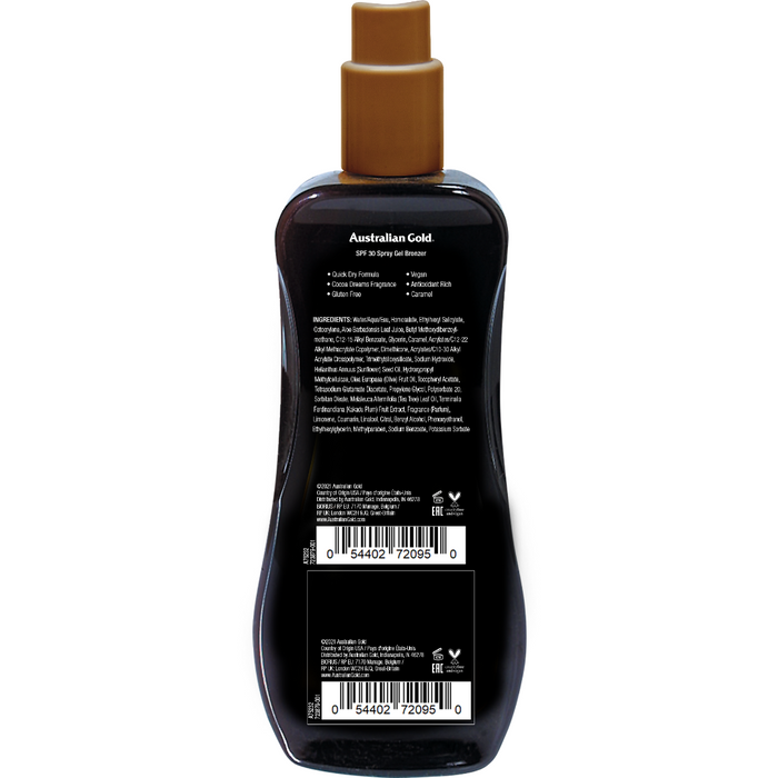 SPF 30 Spray Gel with Bronzer
