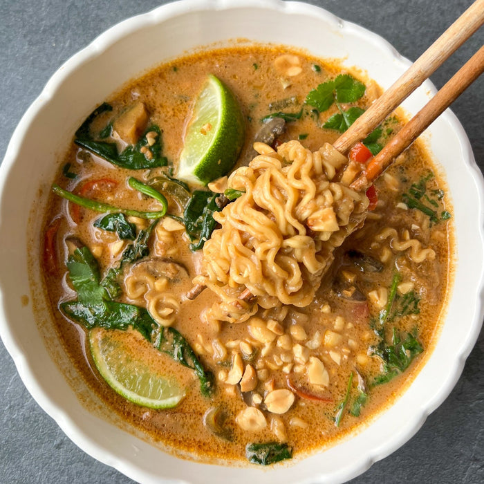 Spicy Thai Peanut Ramen Recipe Kit