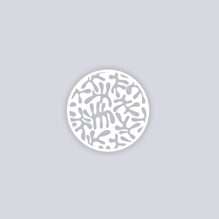 Squiggles Circle Clay Stencil