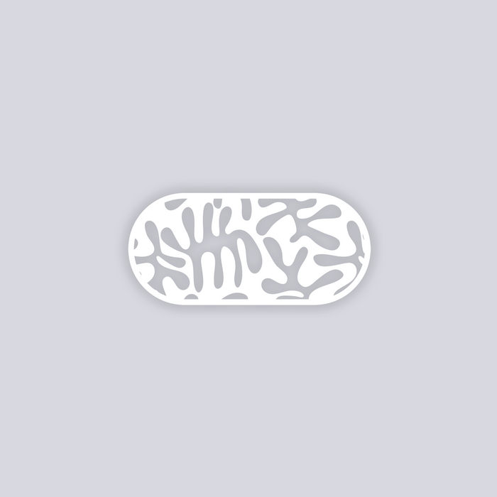 Squiggles Rounded Rectangle Face Clay Stencil