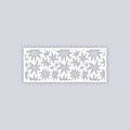 Starburst Rectangle Face Clay Stencil
