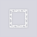 Starburst Square Rim Clay Stencil