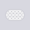 Sun Drops Rounded Rectangle Face Clay Stencil