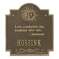 Sun Poem Wall Plaque