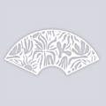 Sunburst Palm Cups + Cones Clay Stencil