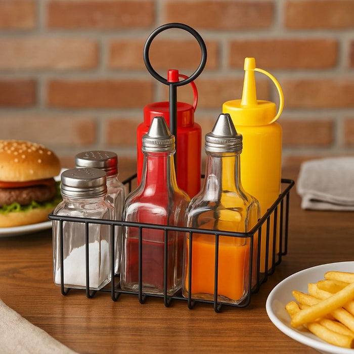 Table Condiment Holder Set - 7 Piece