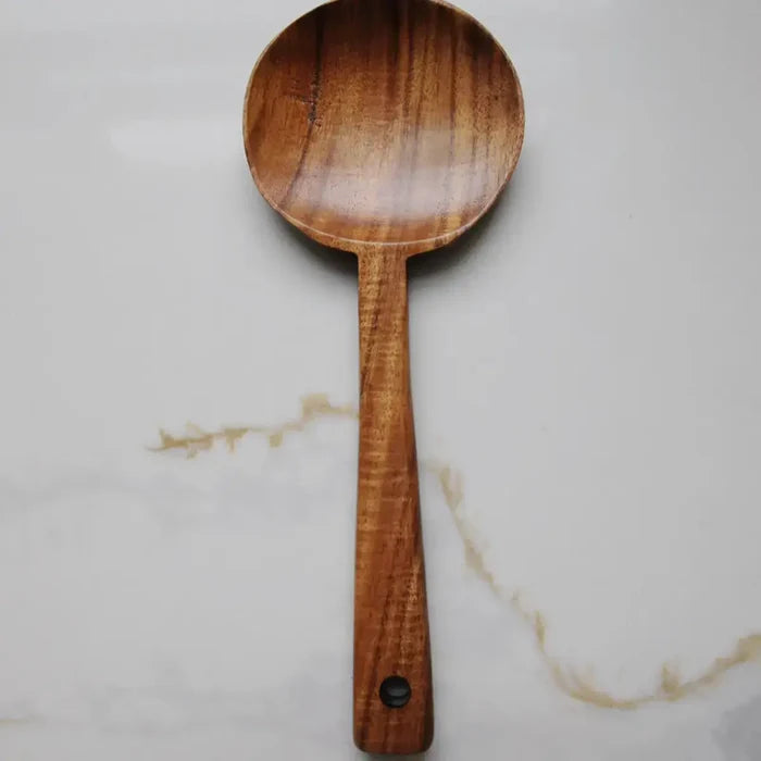 Teak Round Wooden Spoon