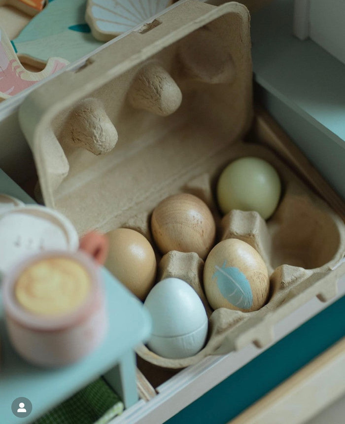 Tender Leaf - Wooden Eggs - Mabel & Fox