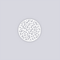 Terrazzo Circle Clay Stencil