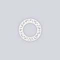 Terrazzo Circle Rim Clay Stencil