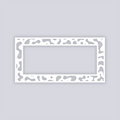 Terrazzo Rectangle Rim Clay Stencil