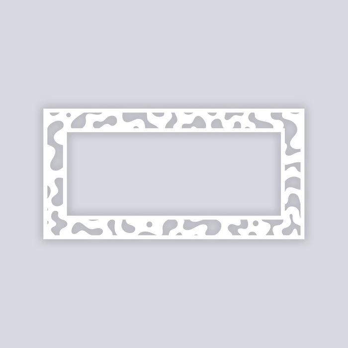 Terrazzo Rectangle Rim Clay Stencil