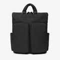 Ozzy Changing Tote / Backpack 2.0 Matte Black - Mabel & Fox