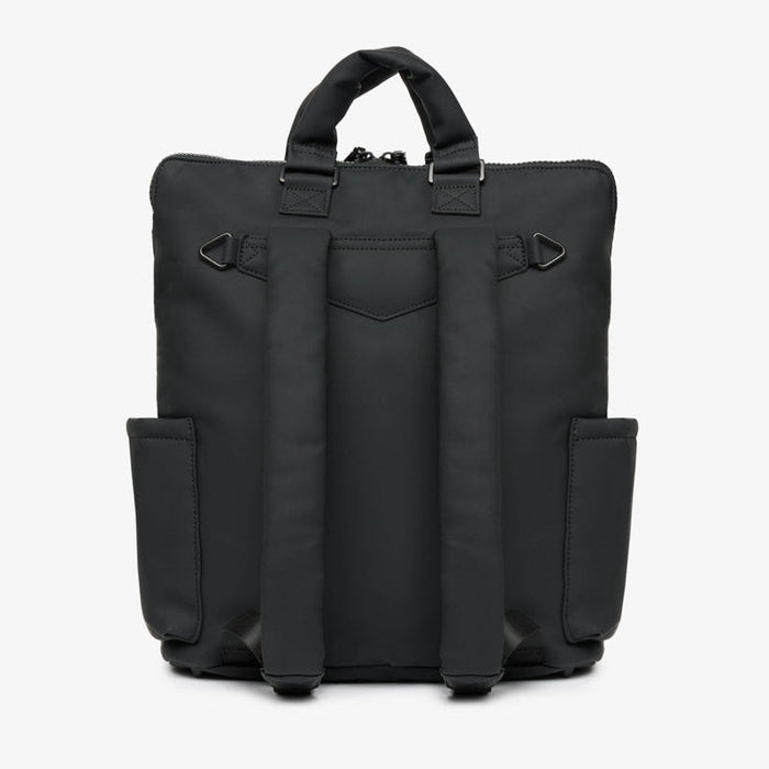 Ozzy Changing Tote / Backpack 2.0 Matte Black - Mabel & Fox