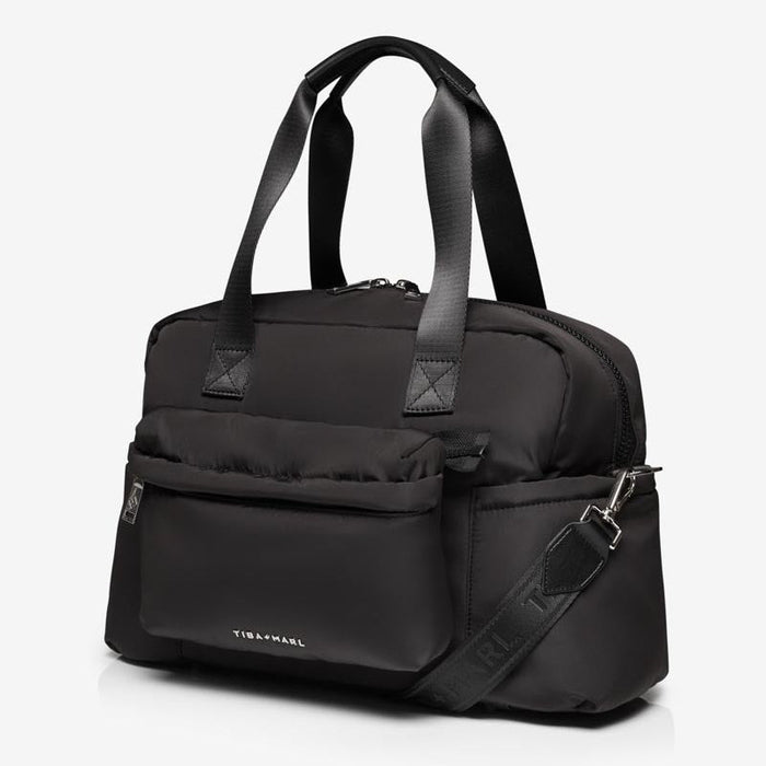 Phoenix Eco Holdall Changing Bag Black - Mabel & Fox
