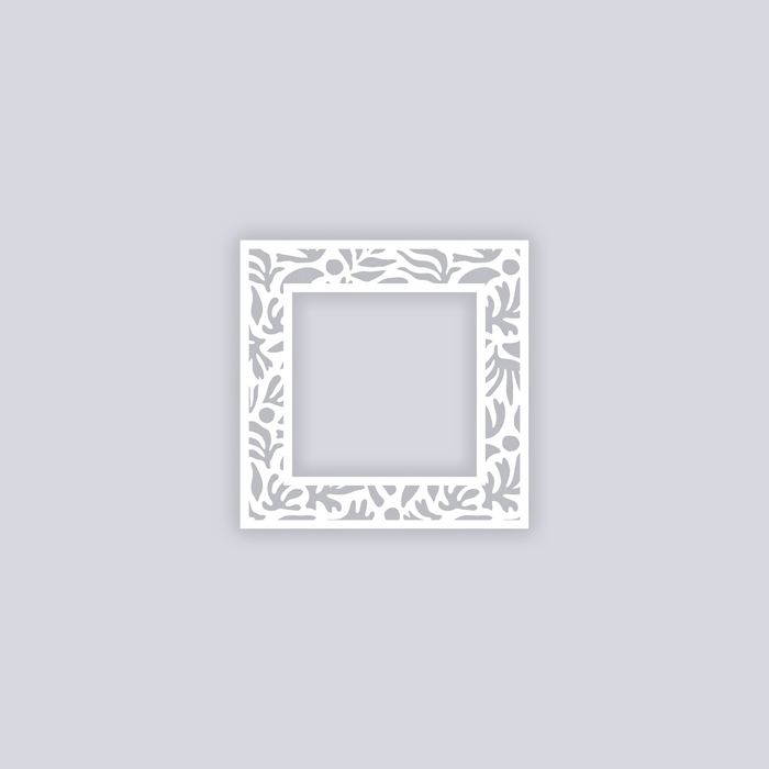 Trendy Funk Square Rim Clay Stencil
