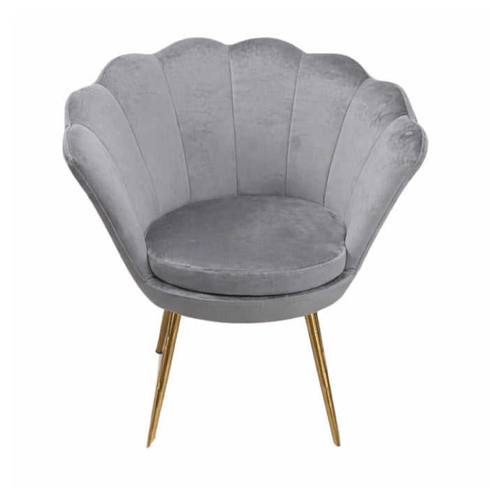 Tulip Sofa Chair - Gold Legs