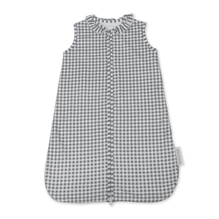 Walking Mum - Baby Sleeping Bag – Praliné Vichy & Strips Matcha - Mabel & Fox