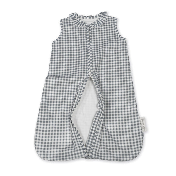 Walking Mum - Baby Sleeping Bag – Praliné Vichy & Strips Matcha - Mabel & Fox