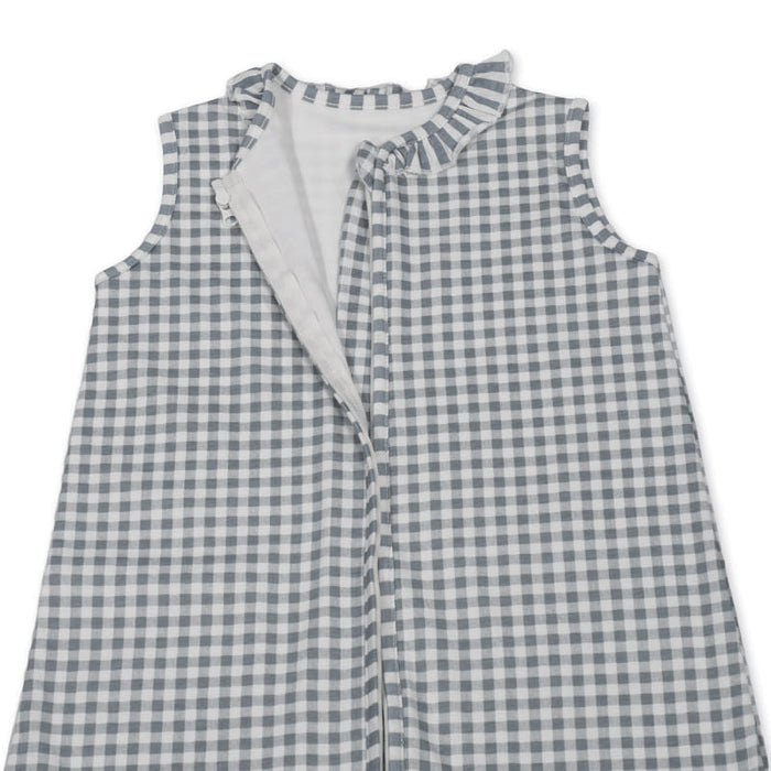 Walking Mum - Baby Sleeping Bag – Praliné Vichy & Strips Matcha - Mabel & Fox