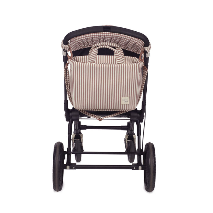 Walking Mum - Changing Bag - Praliné Stripes Moka