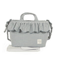 Walking Mum - Changing Bag - Praliné Vichy Matcha - Mabel & Fox