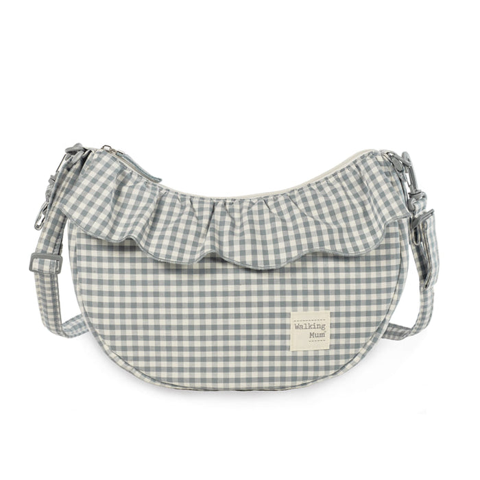 Walking Mum - Crossbody Bag - Gondola Praliné Vichy Matcha - Mabel & Fox