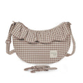 Walking Mum - Crossbody Bag - Gondola Praliné Vichy Moka - Mabel & Fox