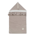 Walking Mum – Baby Nest – Summer Praliné Gingham Moka TOG 1 - Mabel & Fox