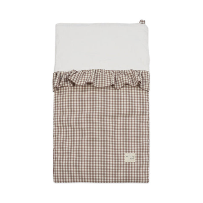 Walking Mum – Baby Nest – Summer Praliné Gingham Moka TOG 1 - Mabel & Fox