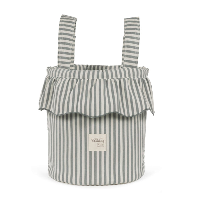 Walking Mum – Bucket Bag –  Praliné Strips Matcha - Mabel & Fox