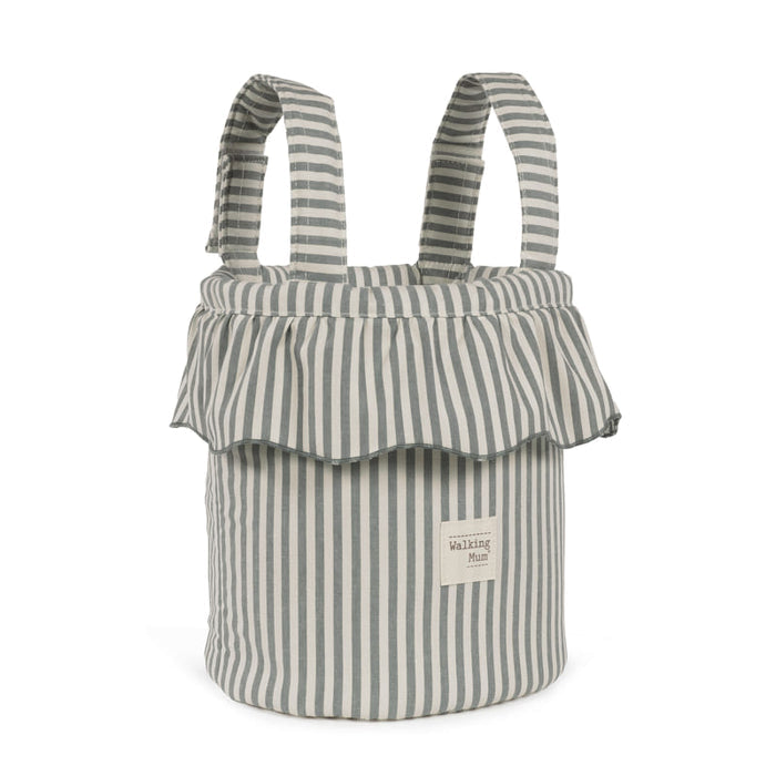 Walking Mum – Bucket Bag –  Praliné Strips Matcha - Mabel & Fox