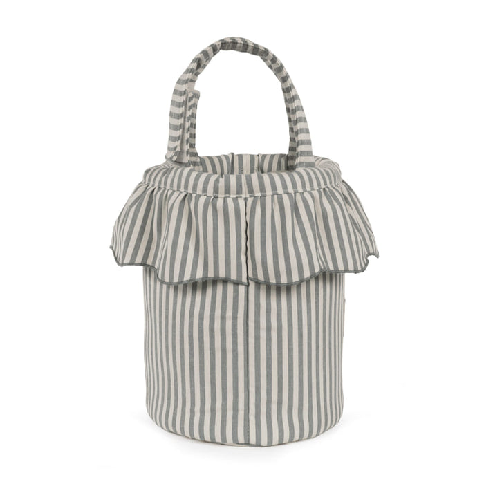 Walking Mum – Bucket Bag –  Praliné Strips Matcha - Mabel & Fox