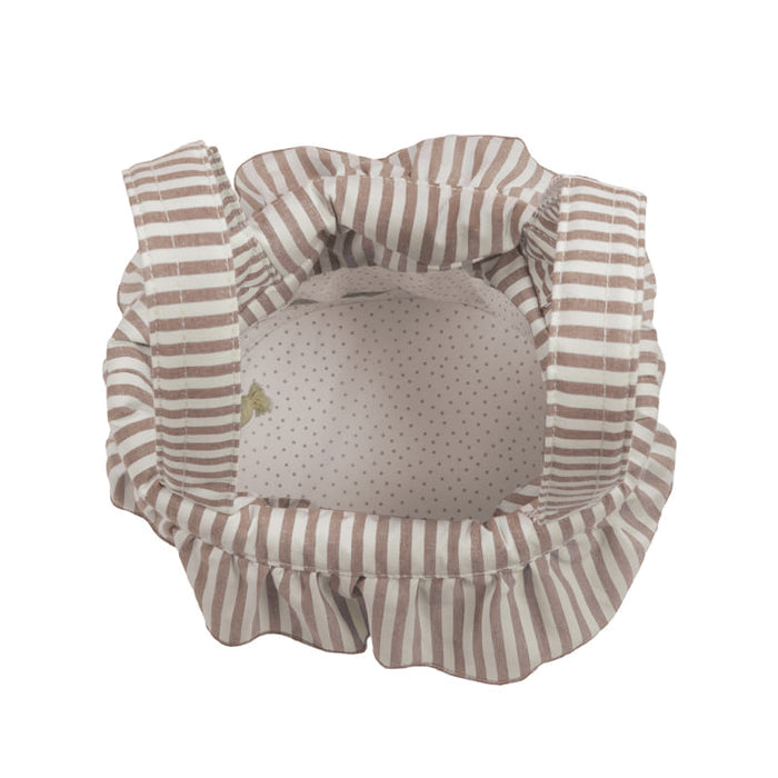 Walking Mum – Bucket Bag –  Praliné Strips Moka - Mabel & Fox