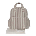 Walking Mum – Rucksack – Praliné Strips Moka - Mabel & Fox