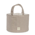 Walking Mum – Organiser Basket – Praliné Strips Moka - Mabel & Fox