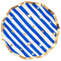 Wavy Salad Plate Patriotic Confetti/8ct