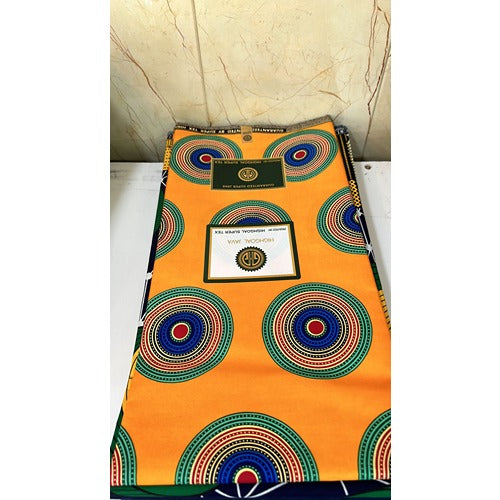 Wax Prints - 5m CD - circle design 1-14