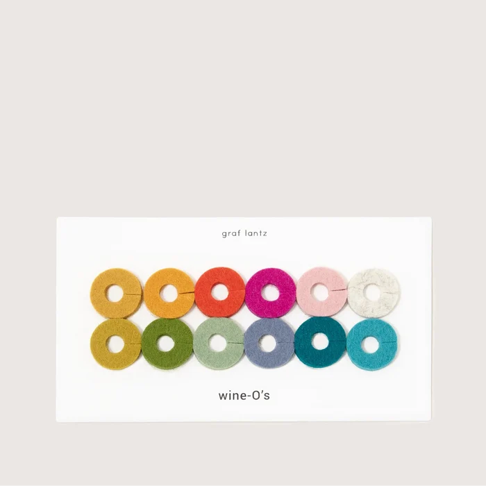 Wine-O's Merino Wool Round Wine Markers | Paradise