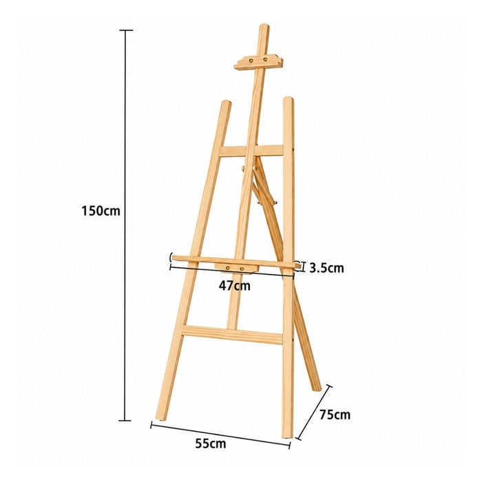 Wooden Easle Stand - A Frame - 150cm