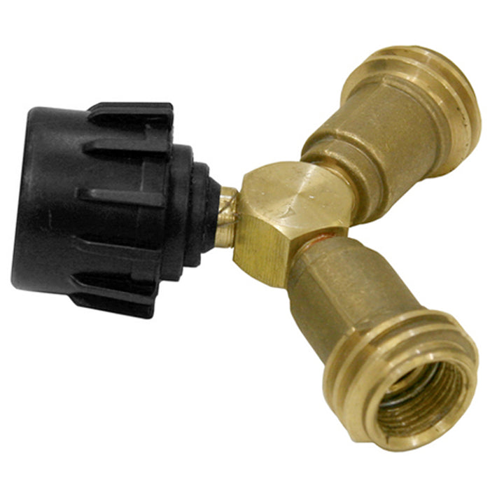 Y CONNECTOR FOR LP GAS TANK