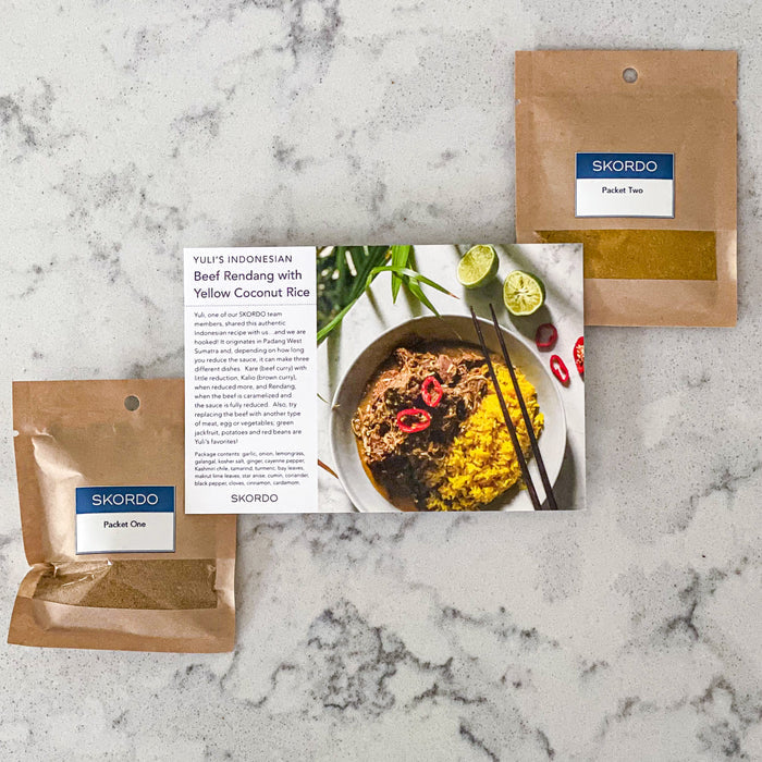 Yuli's Indonesian Beef Rendang with Yellow Coconut Rice Recipe Kit
